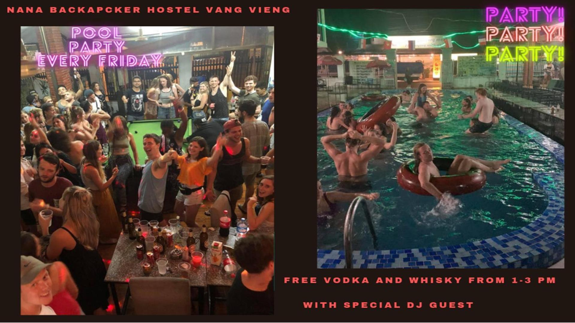 Nana Backpackers Hostel Vang Vieng Exterior foto